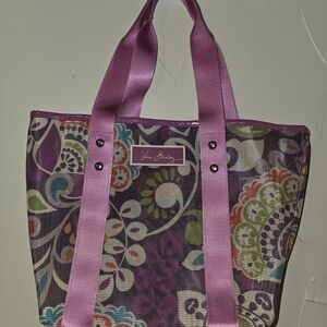 Vera Bradley Mesh Purple Floral Women's Bag